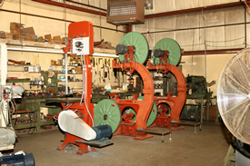 Band Saw Assembly Area